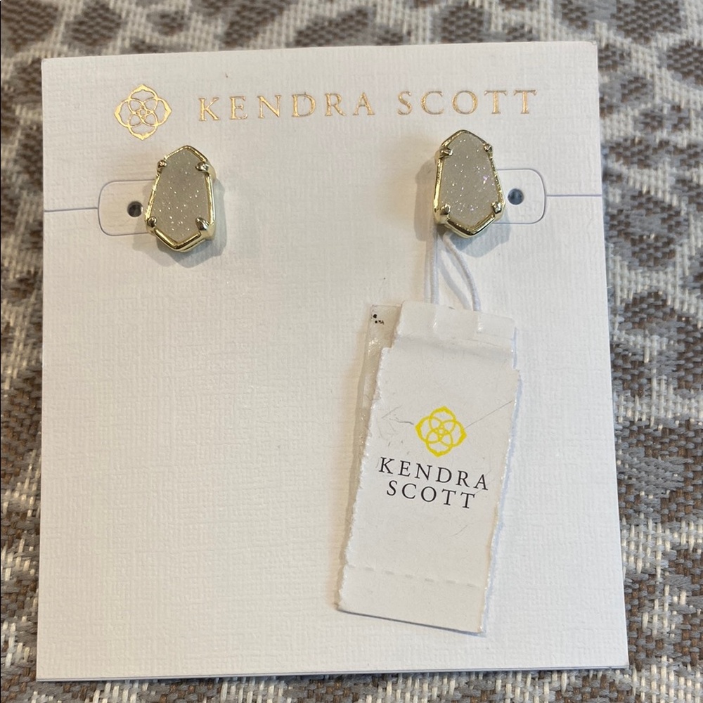 Kendra Scott Gold and Silver Stud Earrings